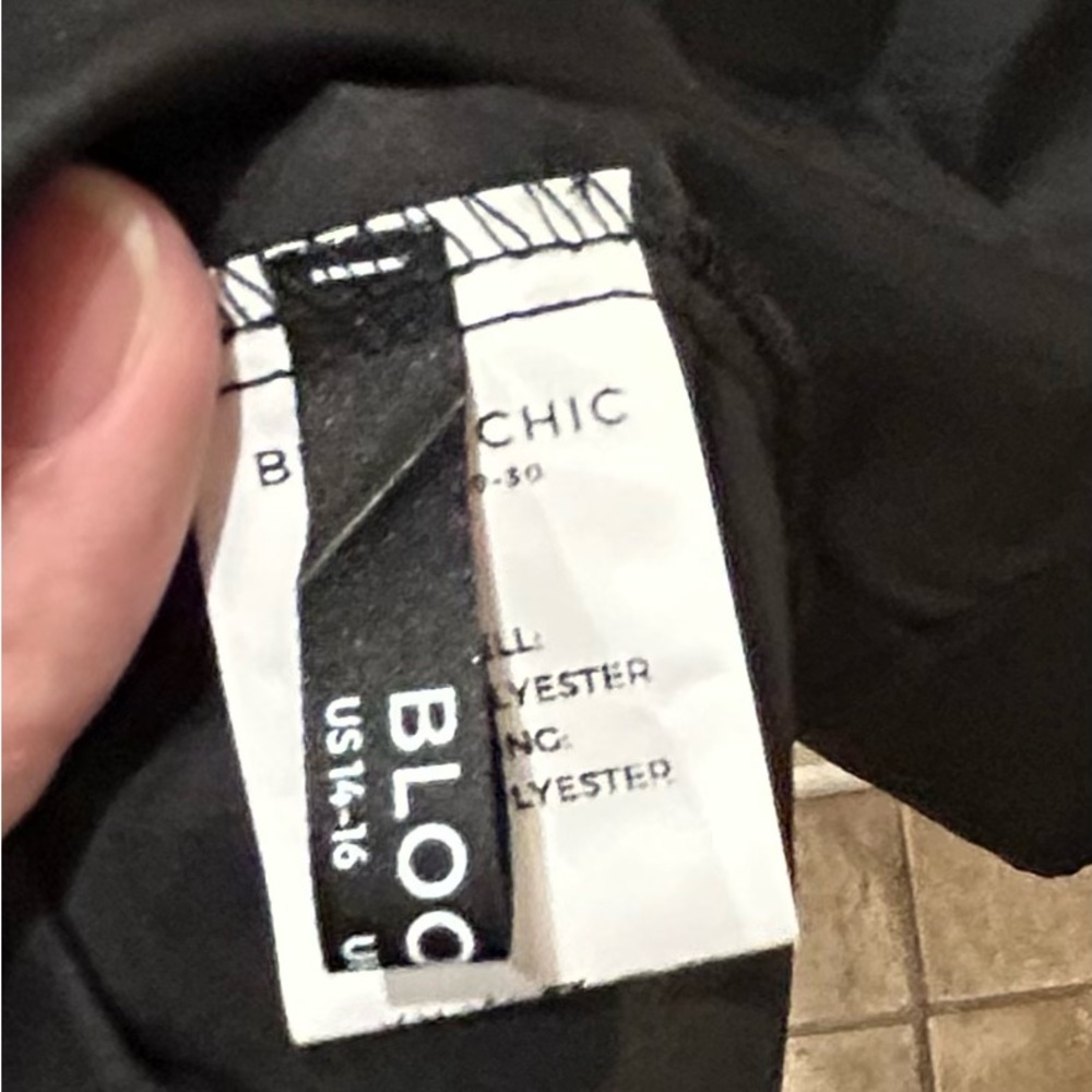 Bloomchic Sequin Patchwork Asymmetrical Dolman Sl… - image 4